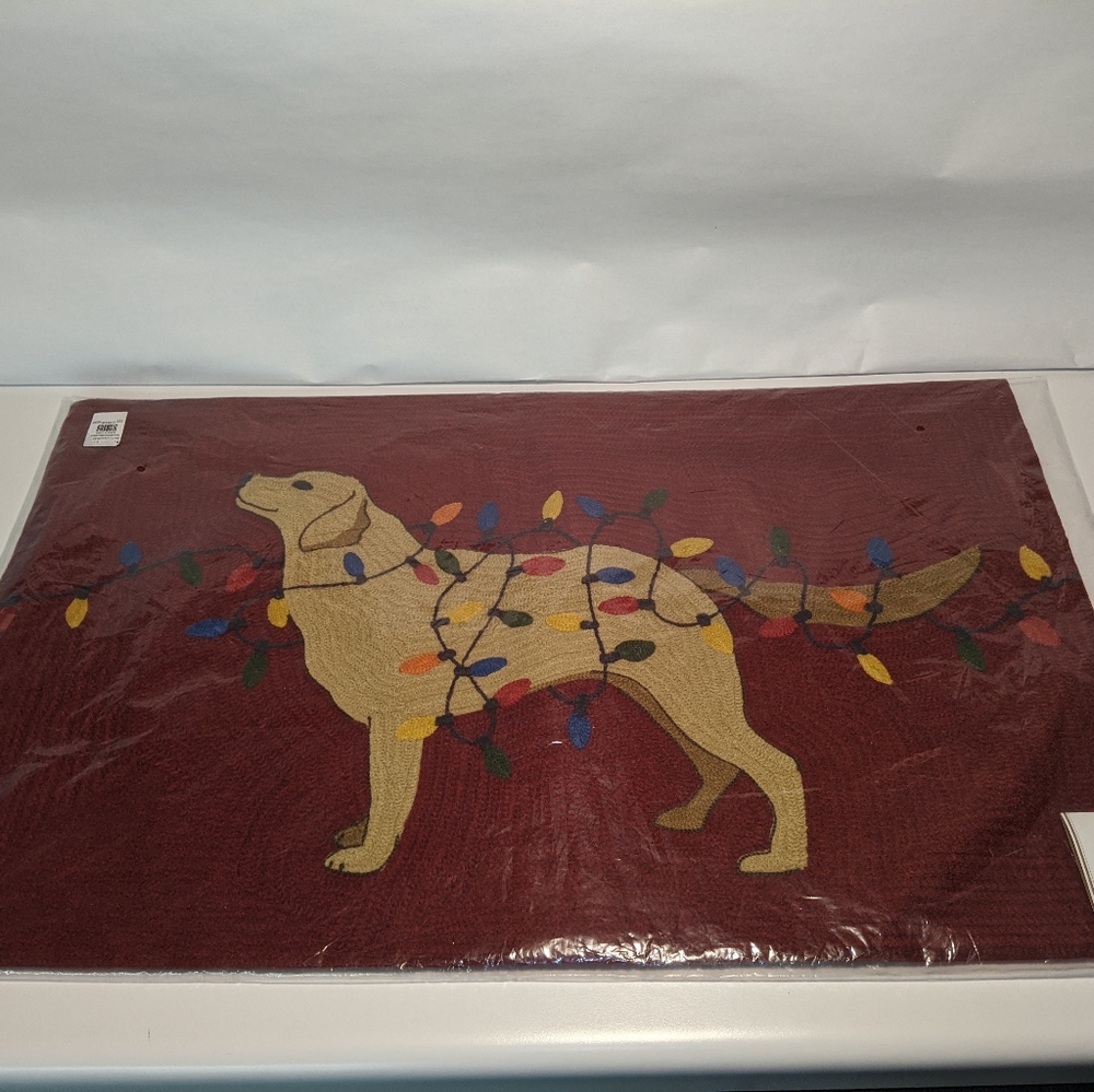 Tangled Christmas light Labrador Pillow Cover